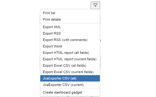 Jira CSV exporter chrome谷歌浏览器插件_扩展第1张截图