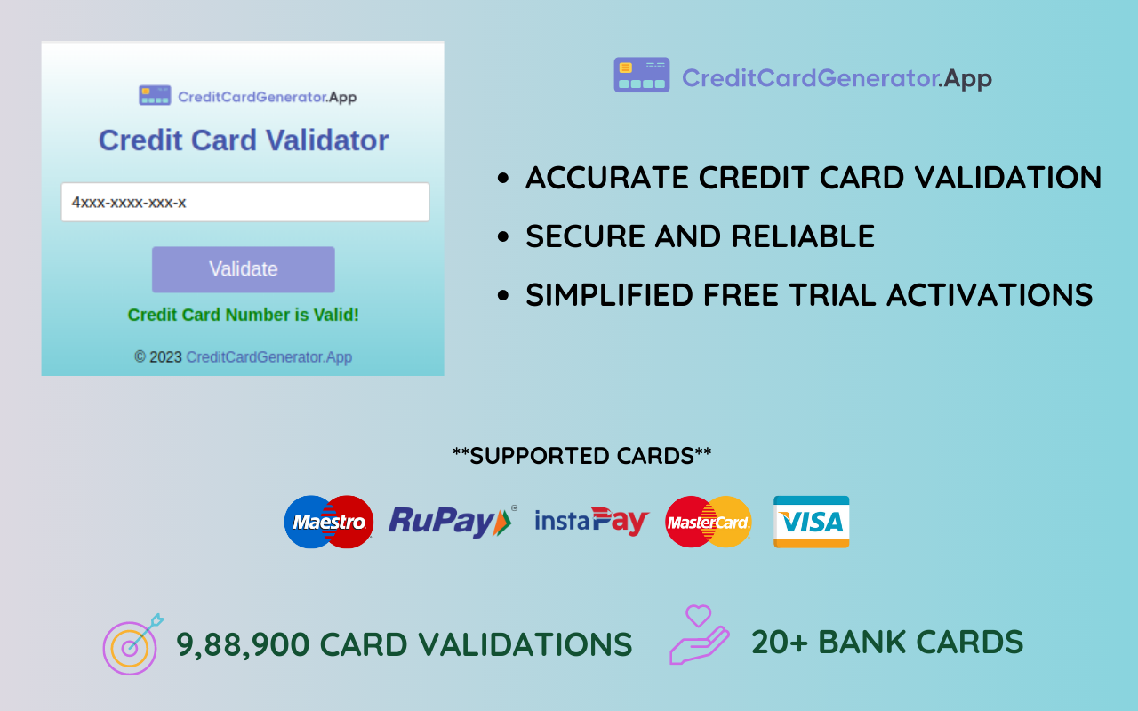 Credit Card Validator chrome谷歌浏览器插件_扩展第1张截图