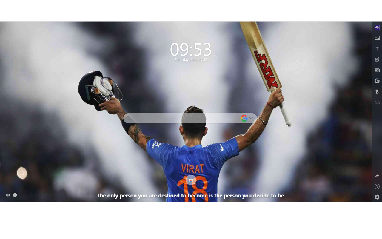 Virat Kohli MeaVana chrome谷歌浏览器插件_扩展第1张截图