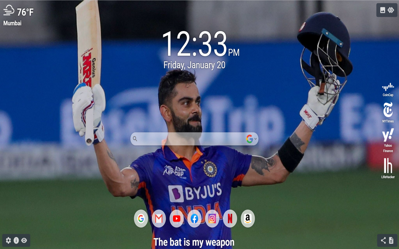 Virat Kohli MeaVana chrome谷歌浏览器插件_扩展第4张截图