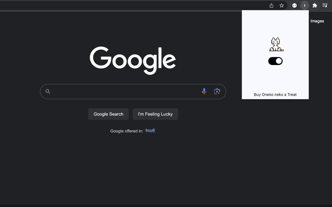 Oneko Neko chrome谷歌浏览器插件_扩展第5张截图