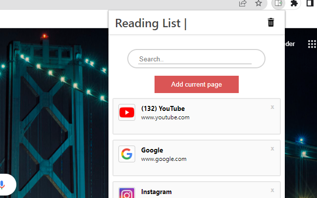 Expanded Reading List chrome谷歌浏览器插件_扩展第2张截图