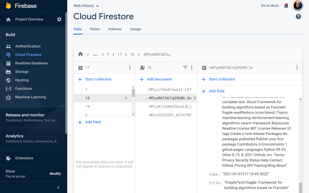Log Web History to Firebase chrome谷歌浏览器插件_扩展第2张截图