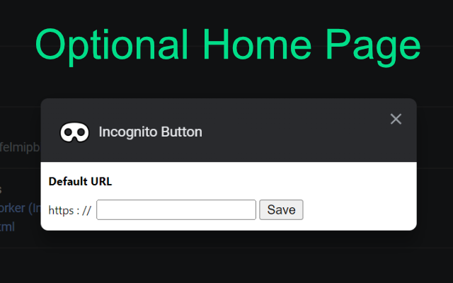 Incognito Button chrome谷歌浏览器插件_扩展第2张截图