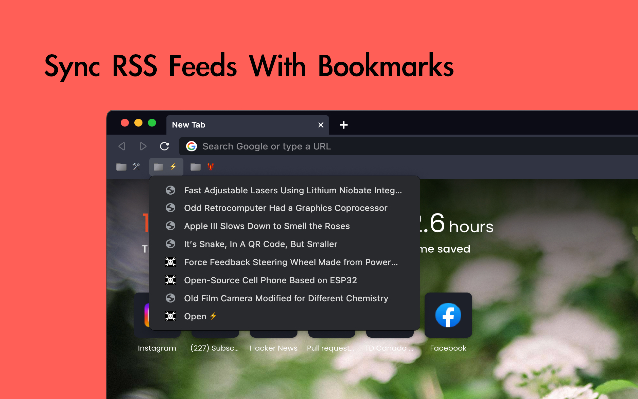 Live RSS Bookmarks chrome谷歌浏览器插件_扩展第3张截图