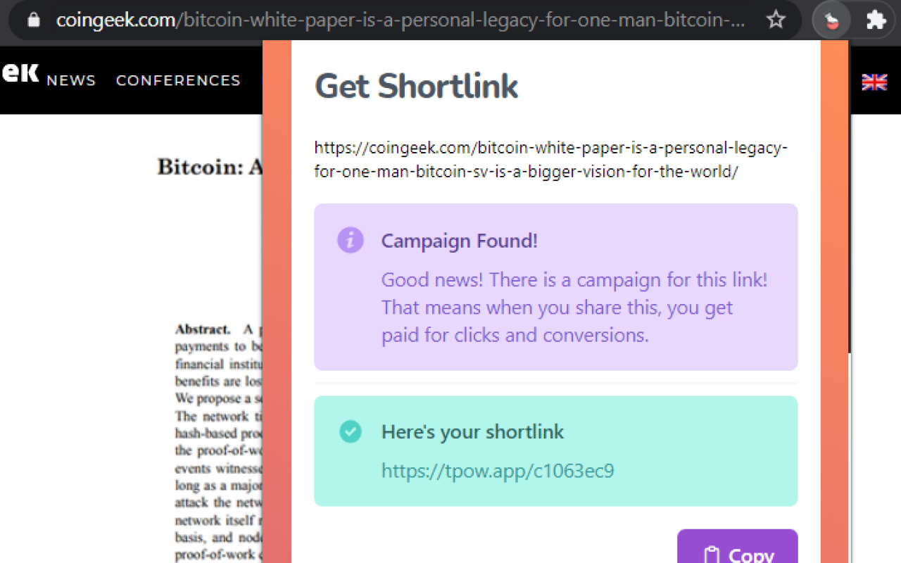 TonicPow Extension chrome谷歌浏览器插件_扩展第1张截图