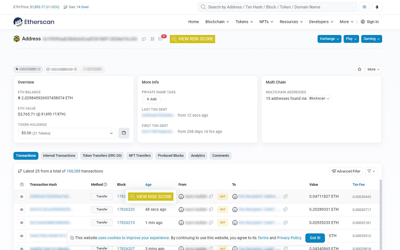 Btrace from AML Crypto chrome谷歌浏览器插件_扩展第4张截图