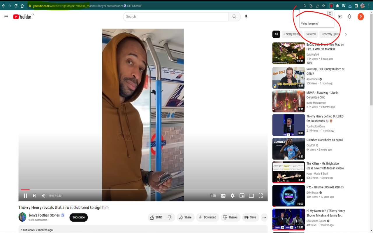 YouTube Longener chrome谷歌浏览器插件_扩展第1张截图