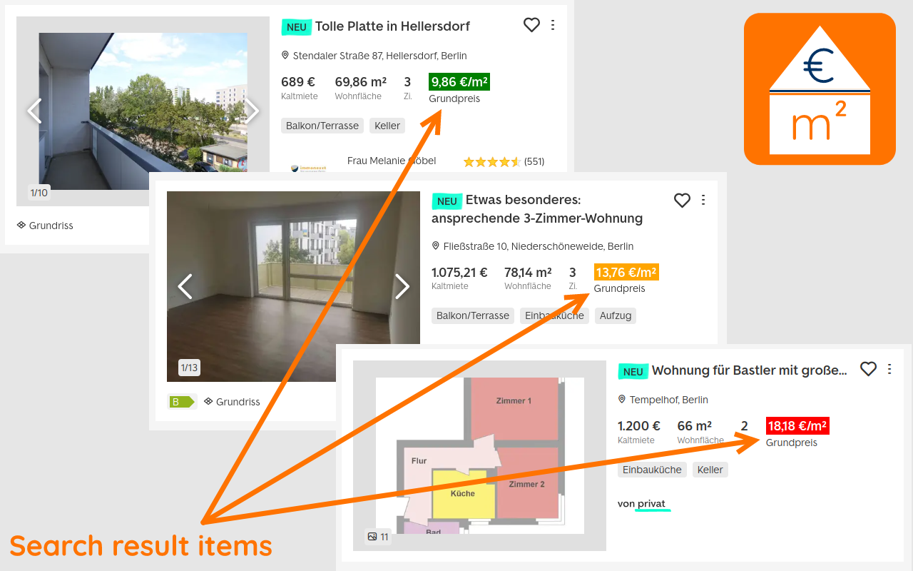IS24 Price Per Area chrome谷歌浏览器插件_扩展第2张截图