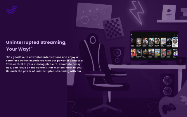 AD Block for Twitch - Twitch ADBlock chrome谷歌浏览器插件_扩展第2张截图