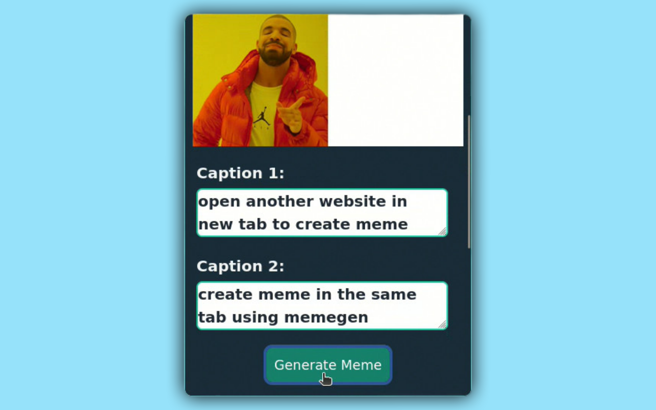 memegen chrome谷歌浏览器插件_扩展第4张截图