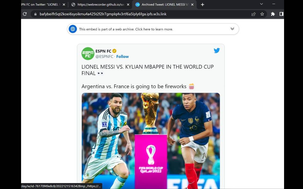Pin Tweet to IPFS chrome谷歌浏览器插件_扩展第3张截图