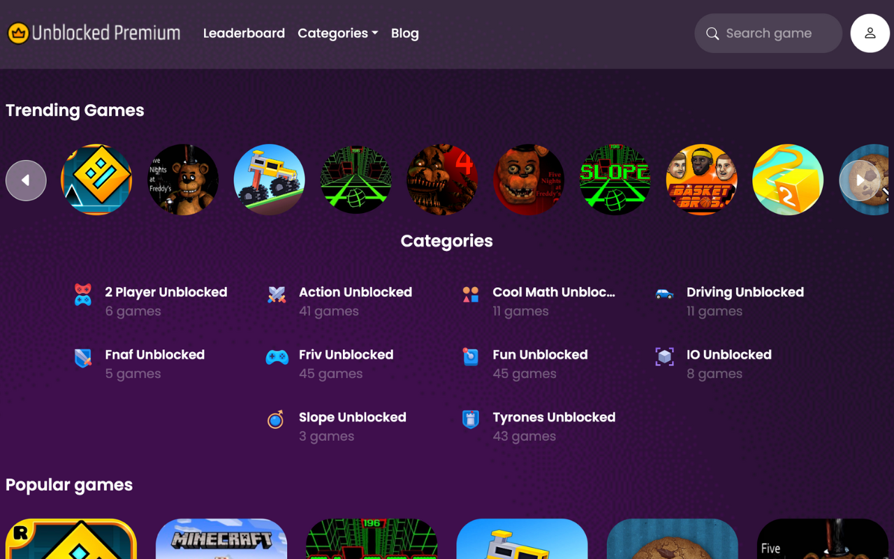 Unblocked Games Premium chrome谷歌浏览器插件_扩展第4张截图