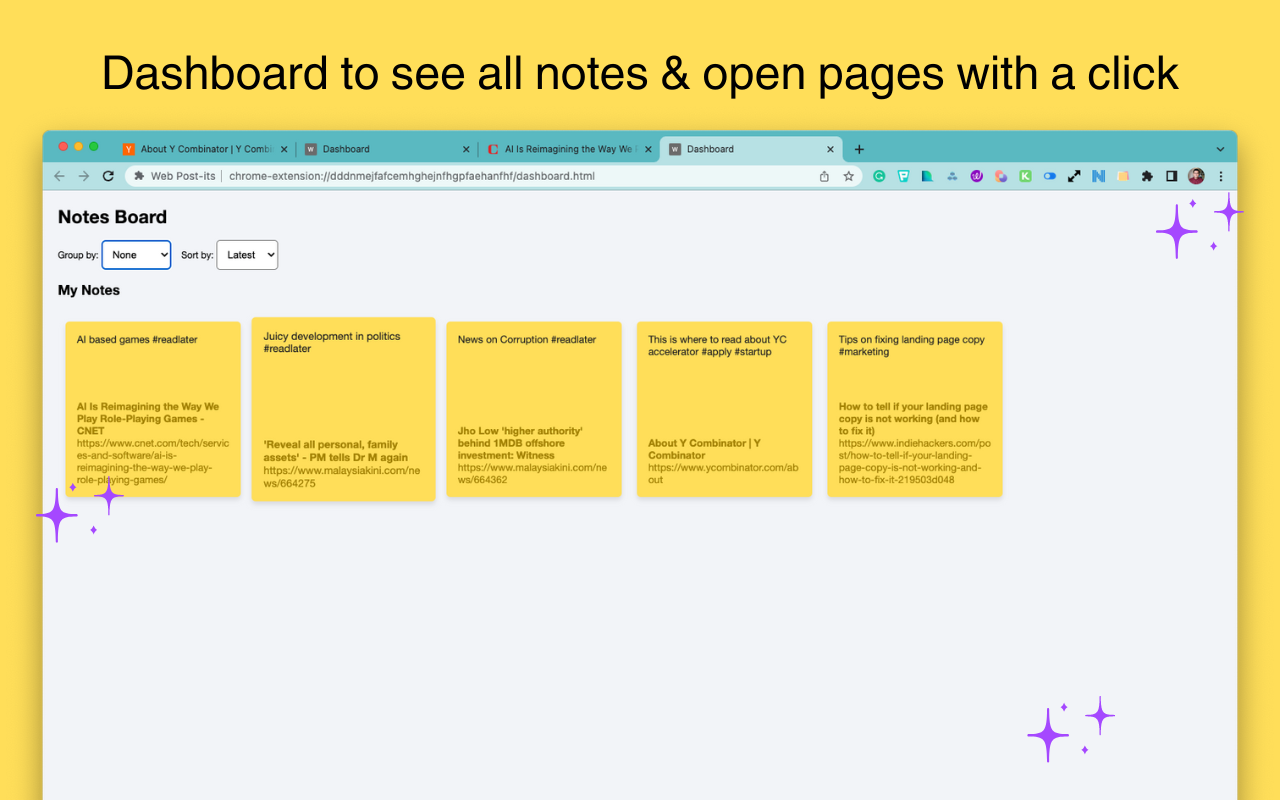 Web Sticky Notes chrome谷歌浏览器插件_扩展第3张截图
