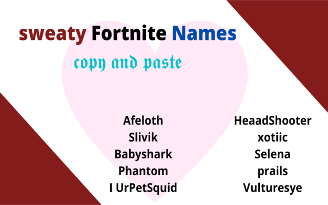 Sweaty Fortnite Names- Copy Paste chrome谷歌浏览器插件_扩展第3张截图