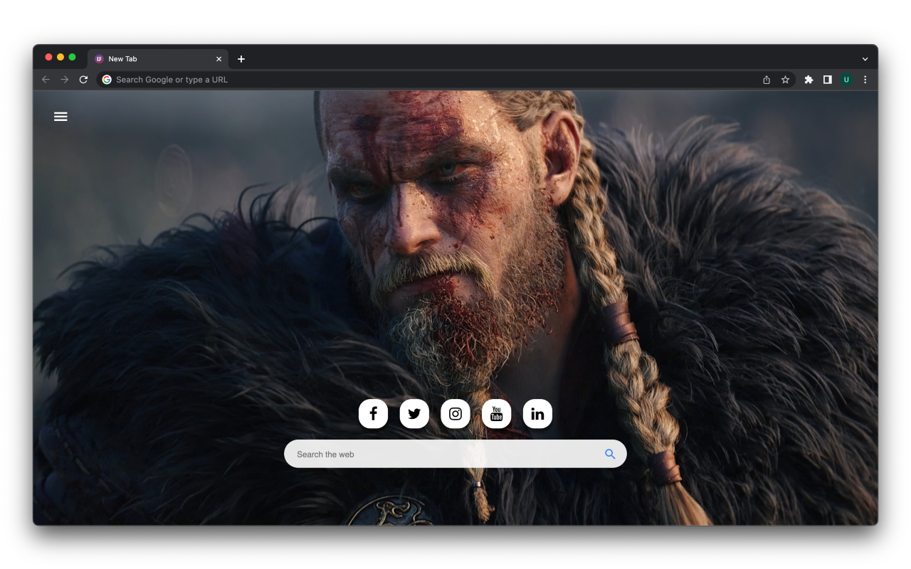 Assassin`s Creed Valhalla Wallpaper New Tab chrome谷歌浏览器插件_扩展第5张截图