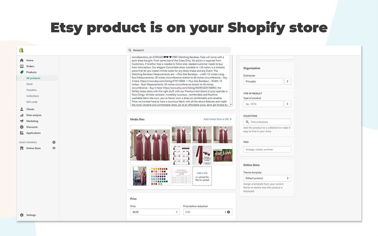 01supply | Import Etsy products to Shopify chrome谷歌浏览器插件_扩展第1张截图