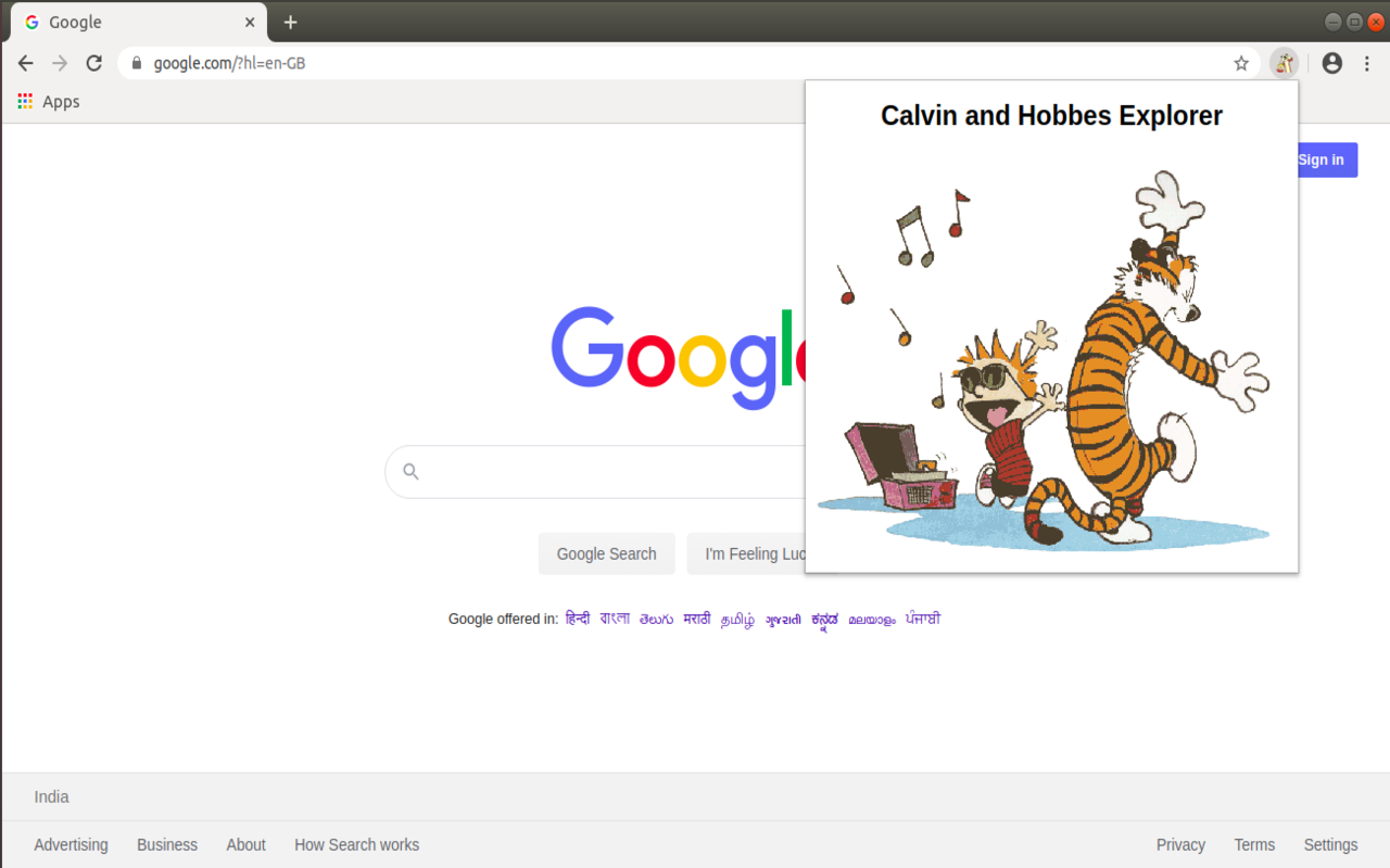 Calvin and Hobbes Explorer chrome谷歌浏览器插件_扩展第1张截图