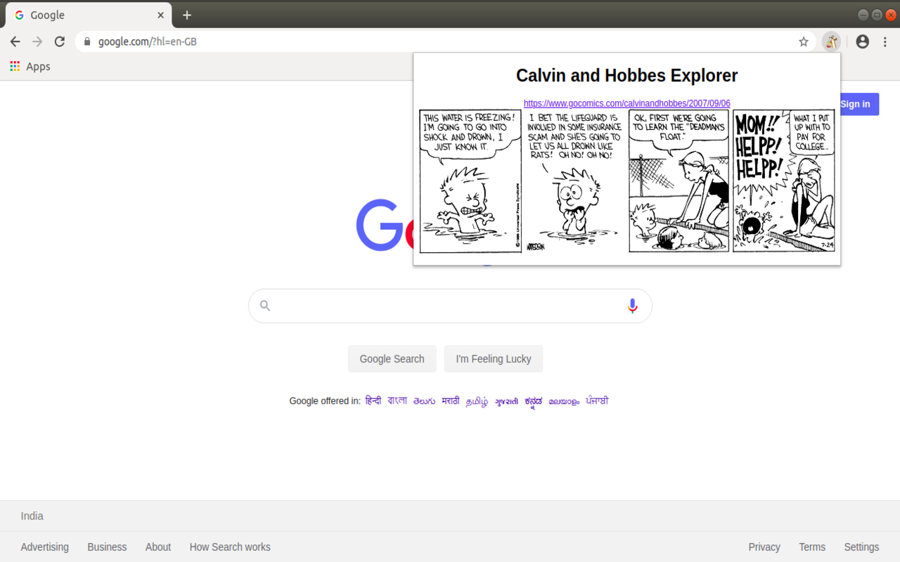 Calvin and Hobbes Explorer chrome谷歌浏览器插件_扩展第5张截图