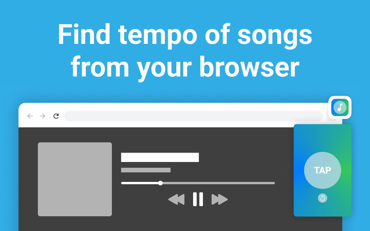 BPM Finder - BPM 查找器 chrome谷歌浏览器插件_扩展第1张截图
