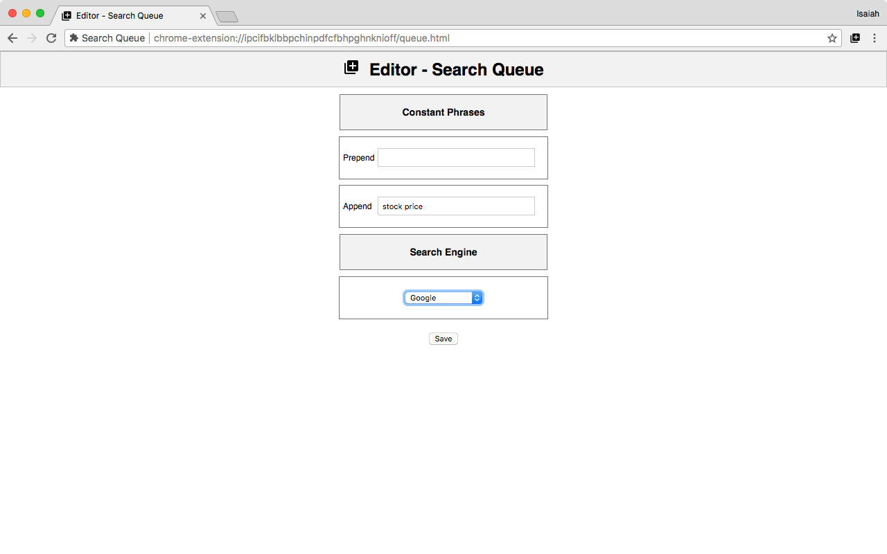 Search Queue chrome谷歌浏览器插件_扩展第3张截图