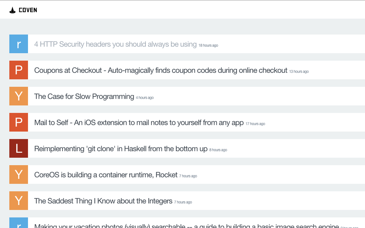 Coven chrome谷歌浏览器插件_扩展第1张截图