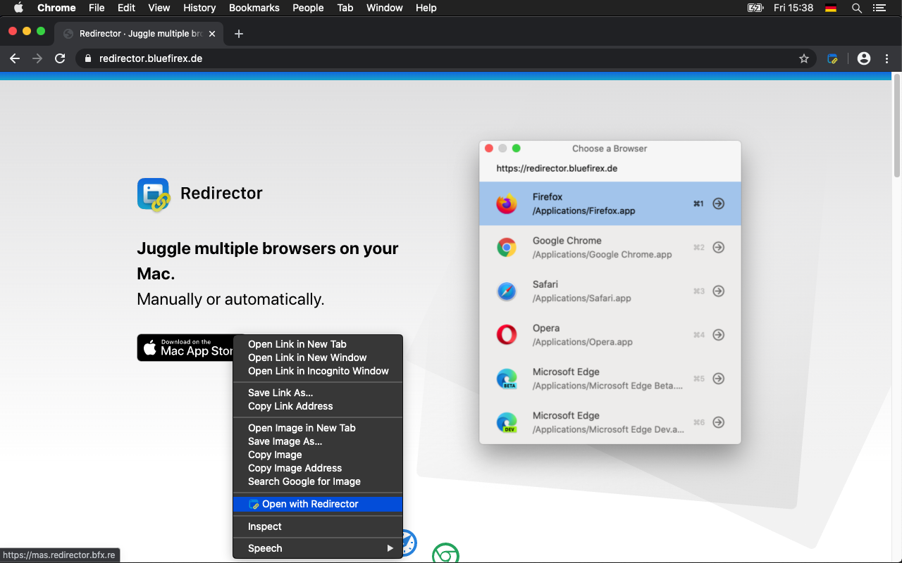 Redirector chrome谷歌浏览器插件_扩展第1张截图
