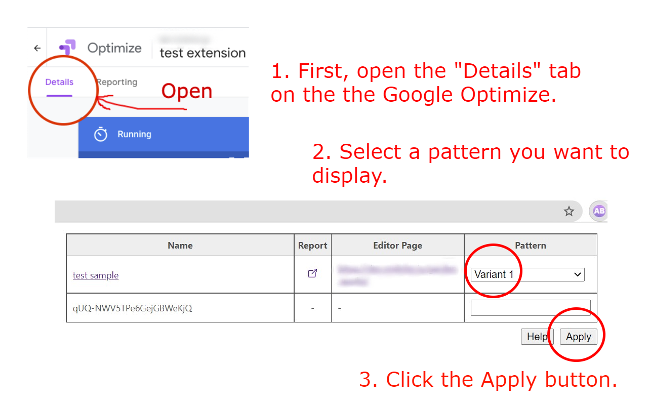 Google Optimize AB Selector chrome谷歌浏览器插件_扩展第2张截图