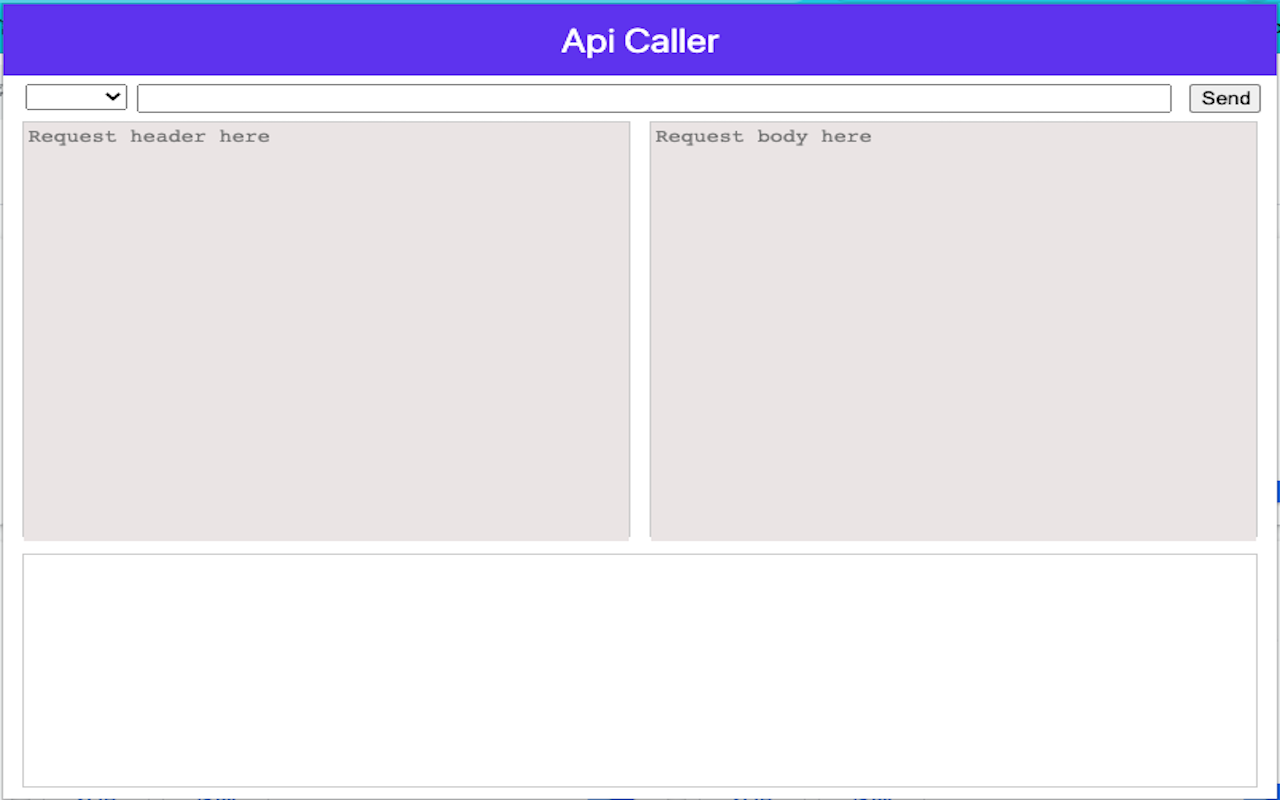 Api Caller chrome谷歌浏览器插件_扩展第1张截图
