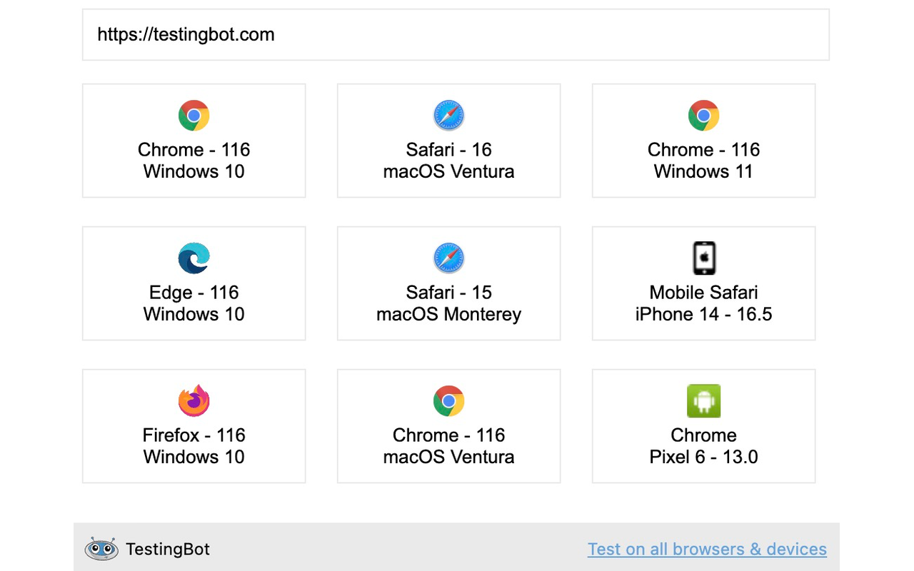 TestingBot chrome谷歌浏览器插件_扩展第1张截图