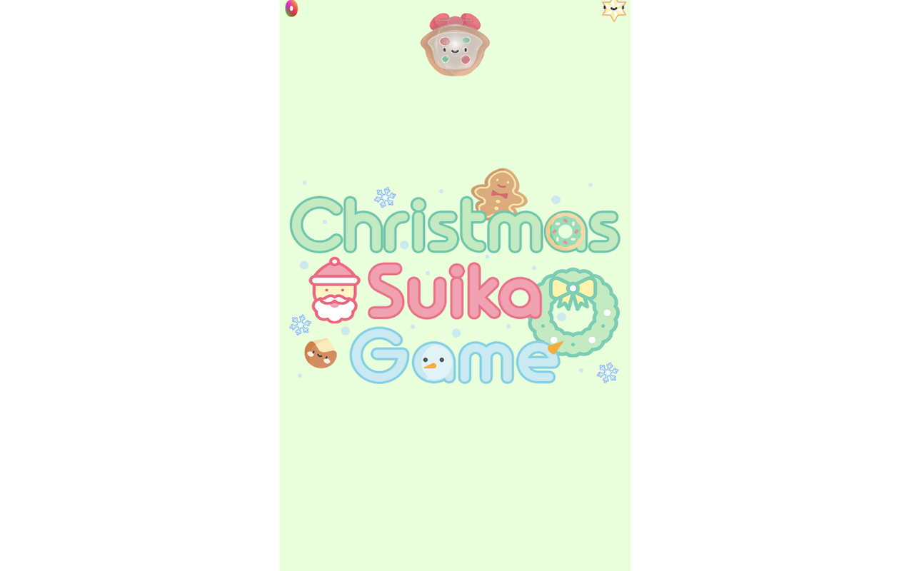 Christmas Suika Game chrome谷歌浏览器插件_扩展第2张截图