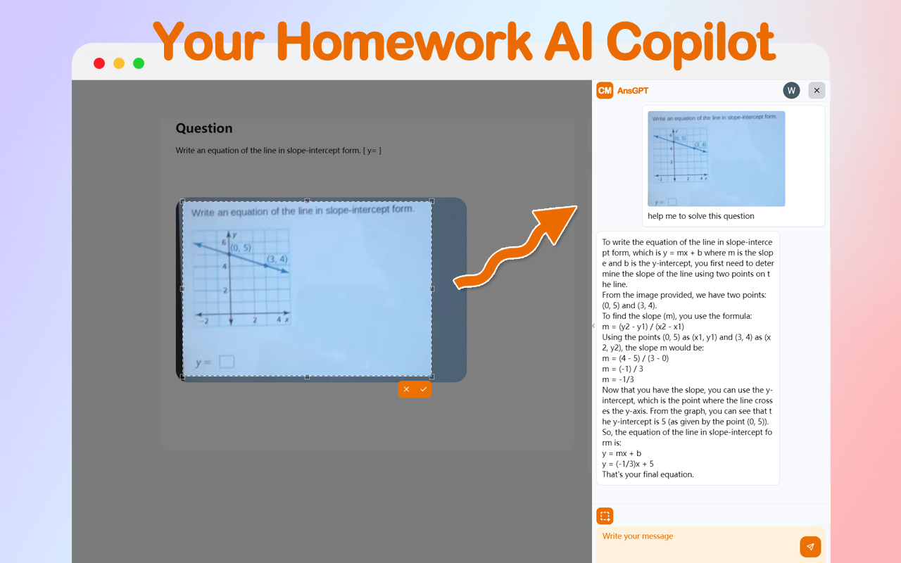 AnsGPT Homework Solver GPT4 Powered AI Agent chrome谷歌浏览器插件_扩展第1张截图