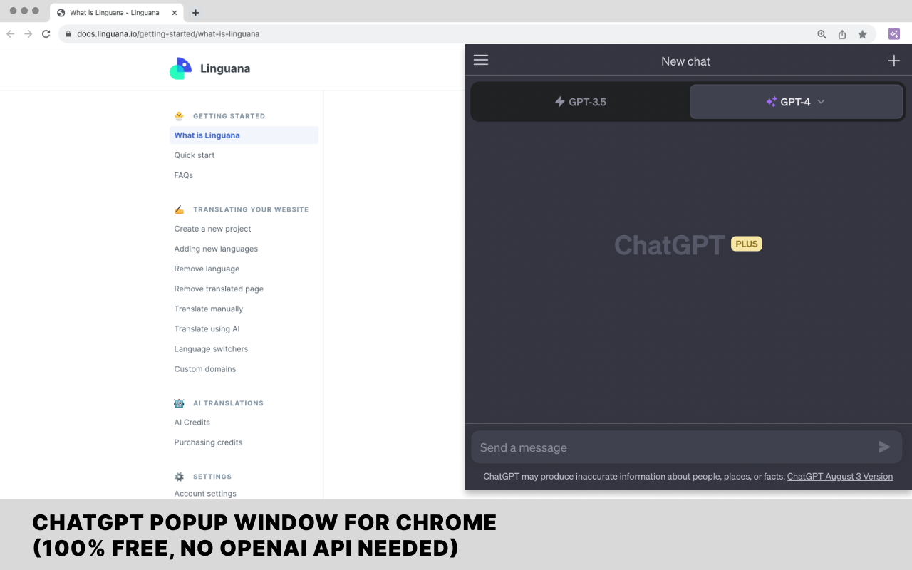 WebWise ChatGPT Chinese (China) chrome谷歌浏览器插件_扩展第1张截图