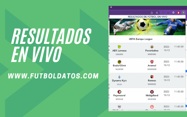 Futbol Datos Live chrome谷歌浏览器插件_扩展第1张截图