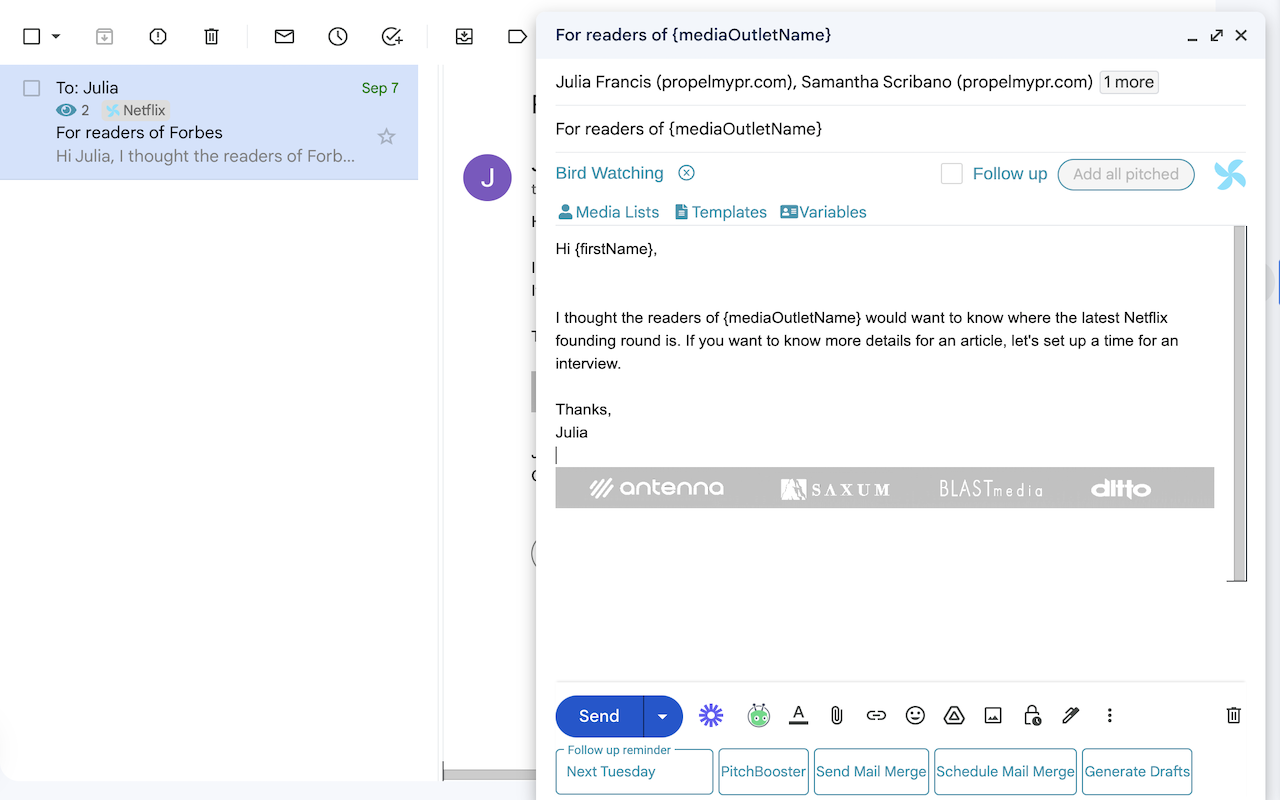 Propel - The First Smart CRM for PR chrome谷歌浏览器插件_扩展第2张截图