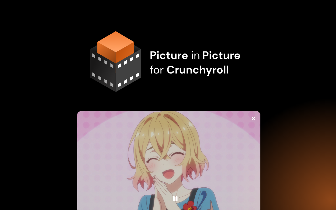 Crunchyroll: Picture in Picture chrome谷歌浏览器插件_扩展第3张截图