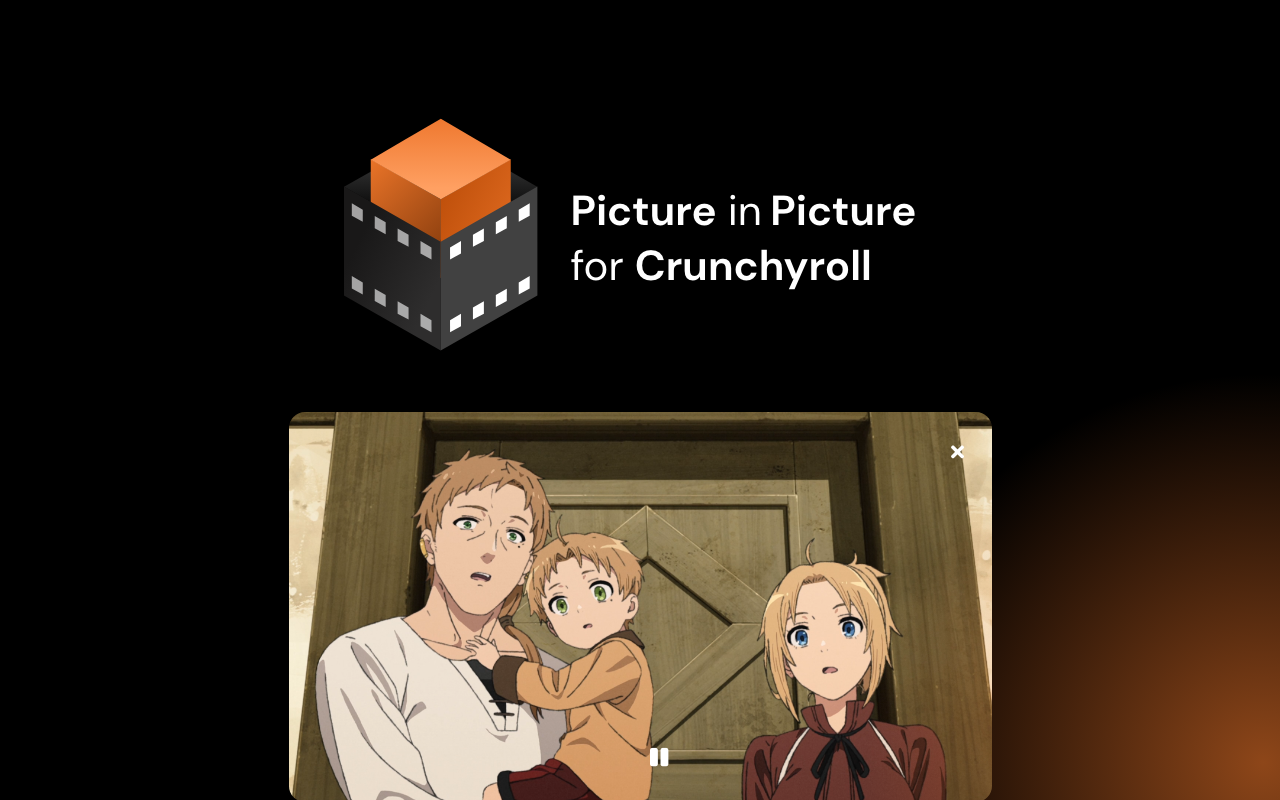 Crunchyroll: Picture in Picture chrome谷歌浏览器插件_扩展第4张截图