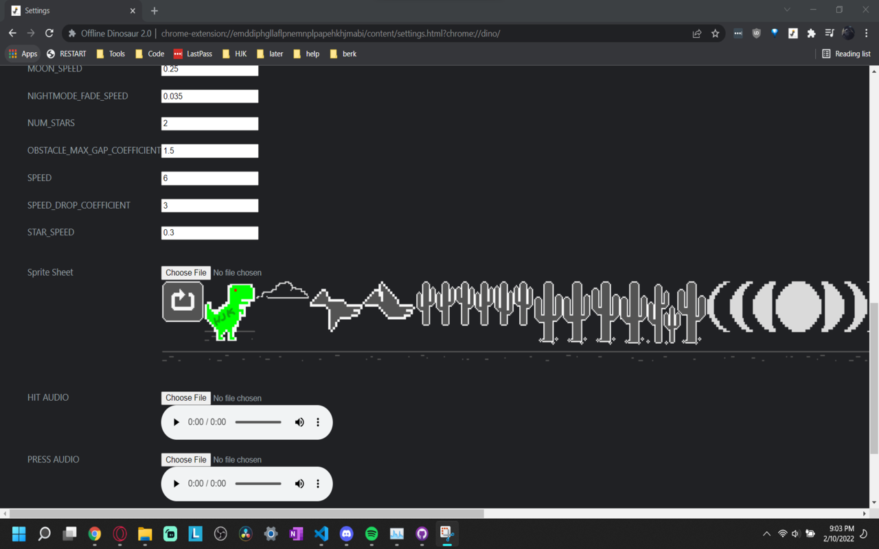 Offline Dinosaur 2.0 chrome谷歌浏览器插件_扩展第1张截图