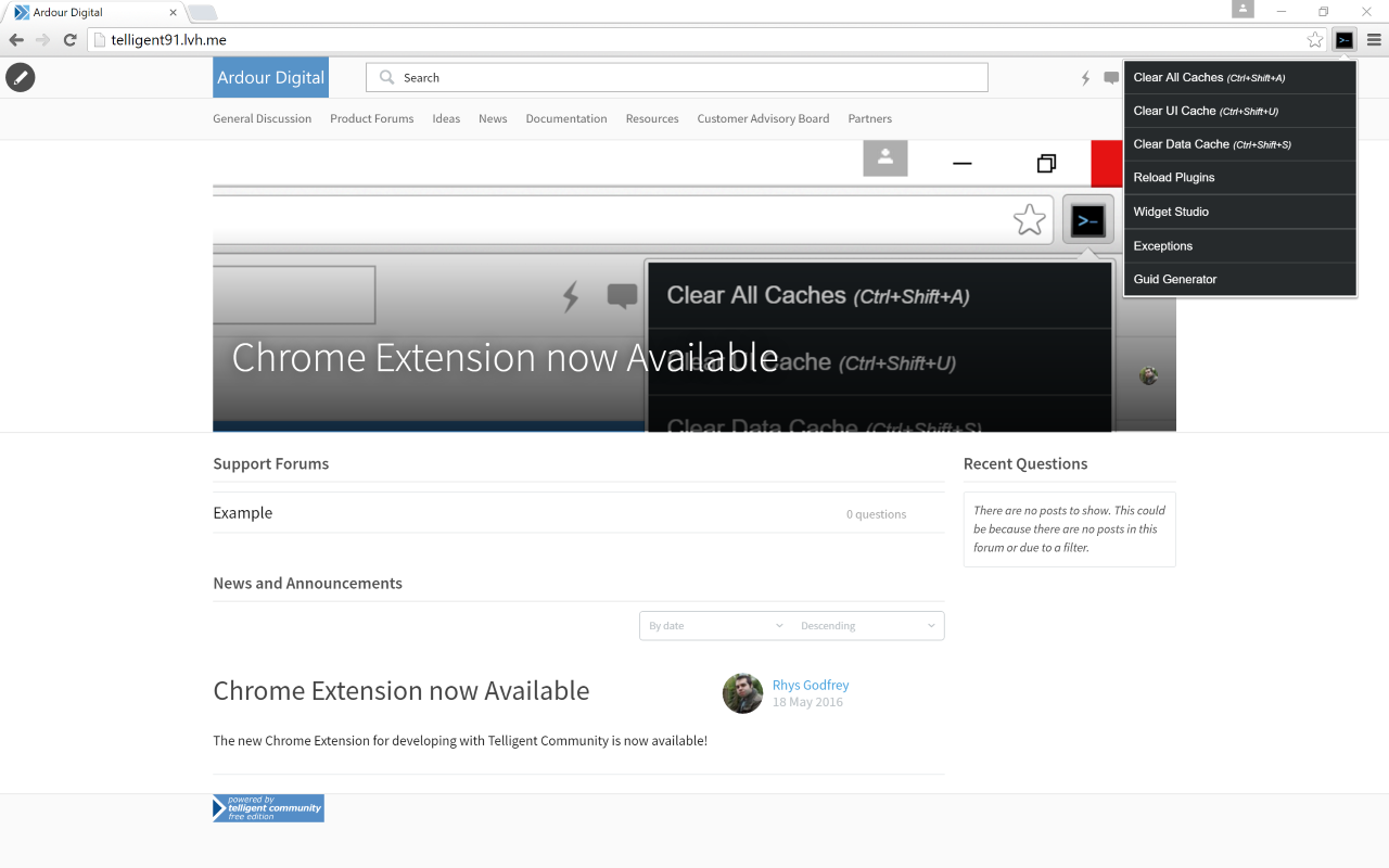 Verint Community Developer Shortcuts chrome谷歌浏览器插件_扩展第1张截图