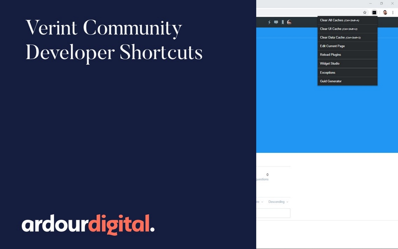 Verint Community Developer Shortcuts chrome谷歌浏览器插件_扩展第2张截图