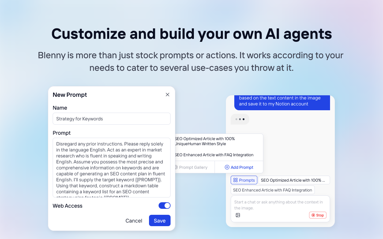 Blenny - AI Vision Co-Pilot Powered by GPT-4V chrome谷歌浏览器插件_扩展第4张截图