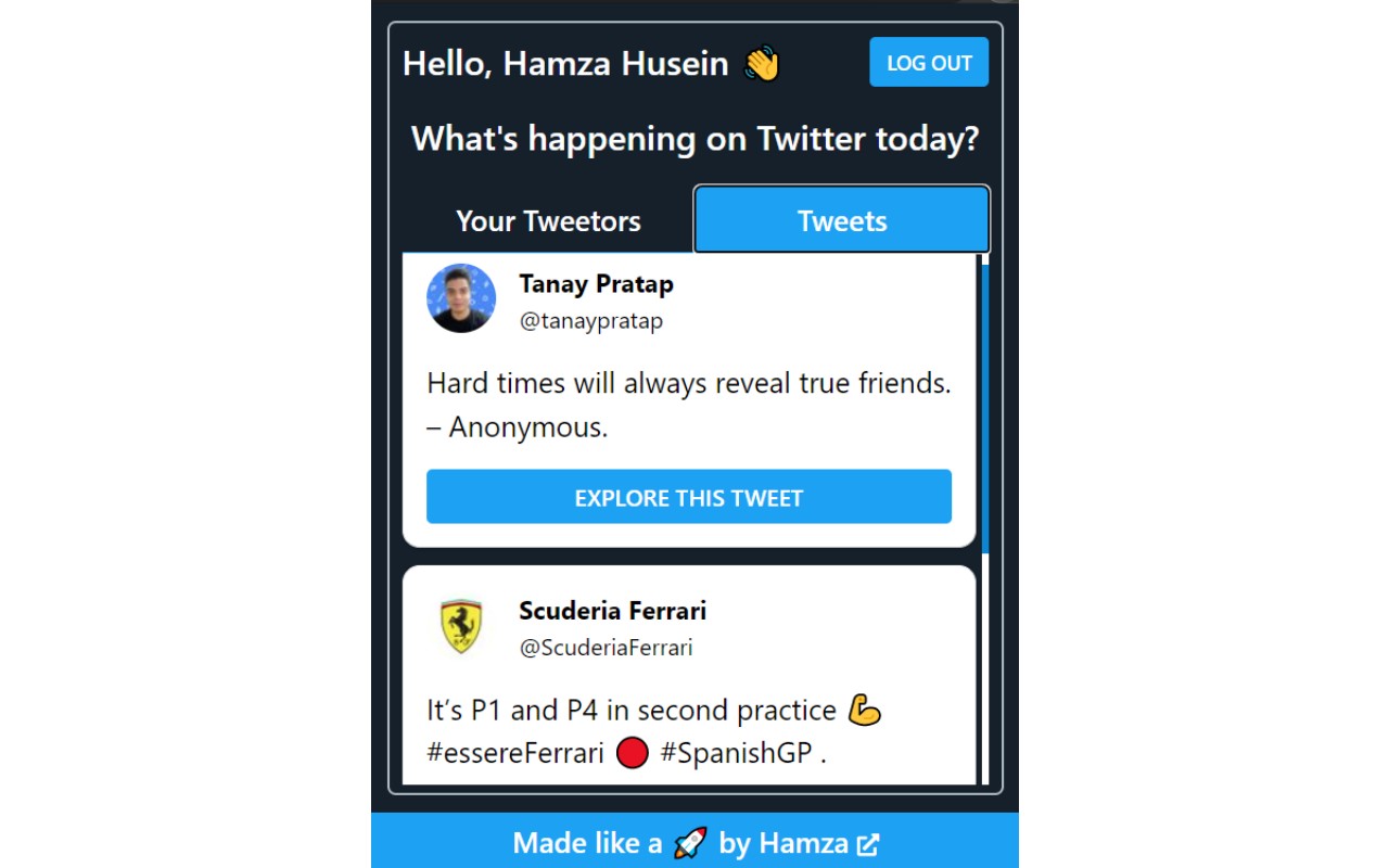Tweetors chrome谷歌浏览器插件_扩展第4张截图