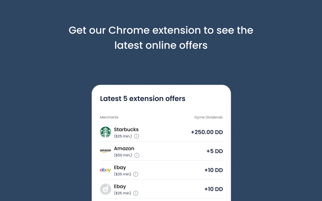 Dyme Dividends chrome谷歌浏览器插件_扩展第3张截图