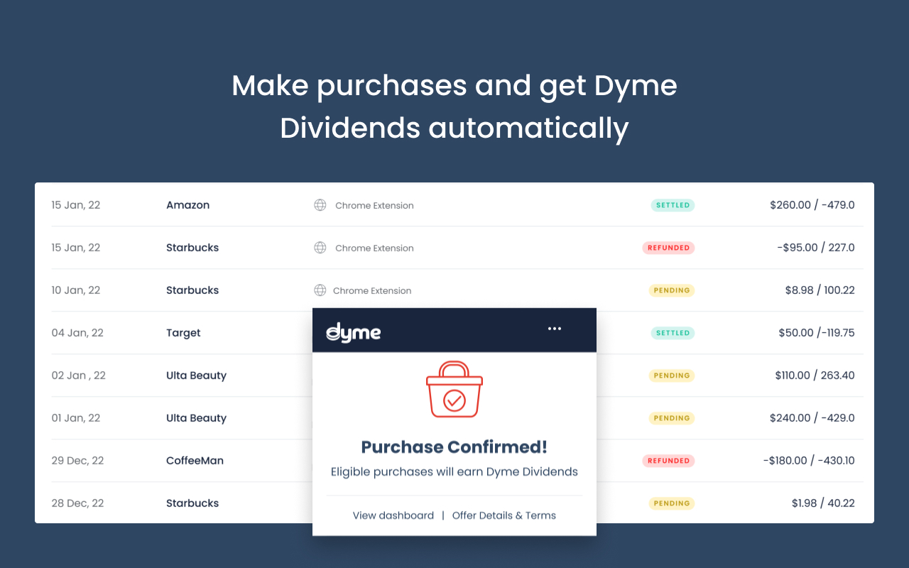 Dyme Dividends chrome谷歌浏览器插件_扩展第4张截图