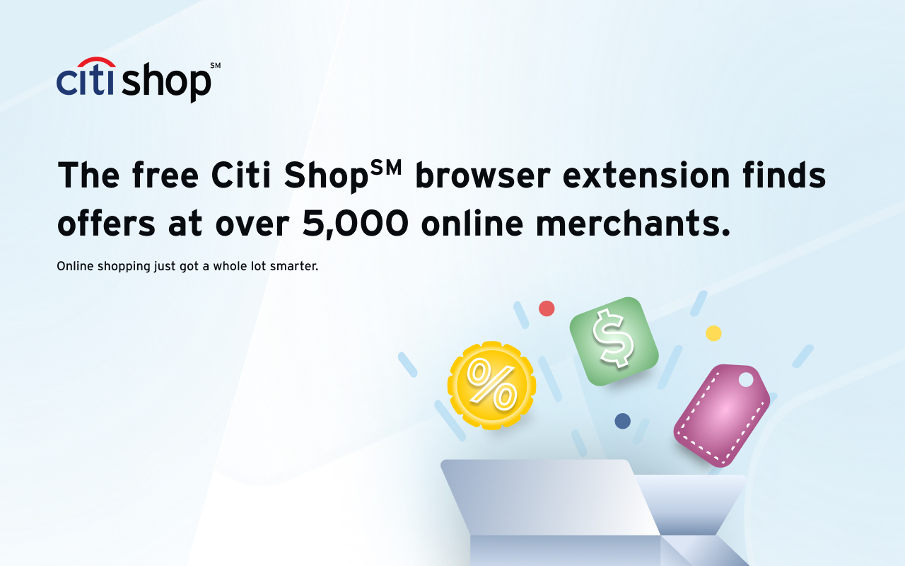 Citi Shop℠: Smarter Online Shopping chrome谷歌浏览器插件_扩展第1张截图