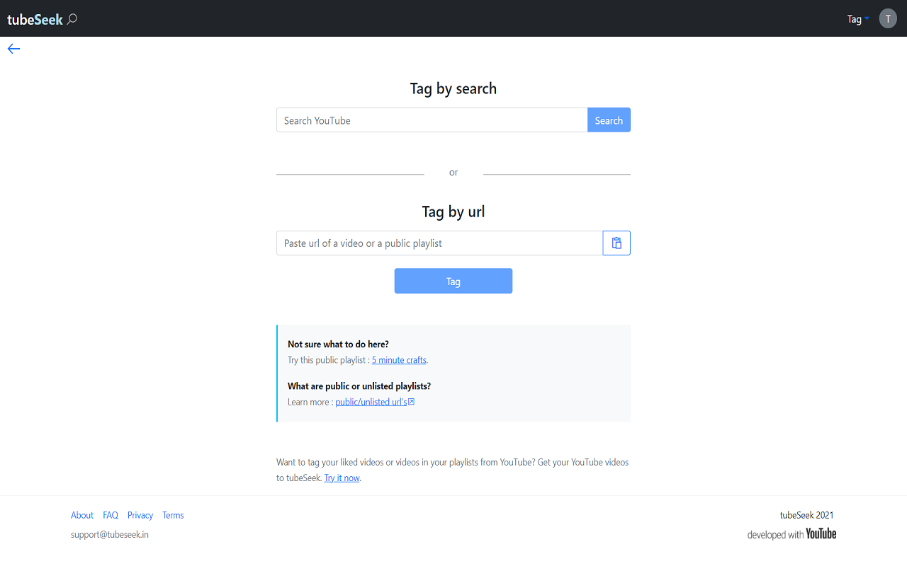 tubeSeek :Personal YouTube tags, any language chrome谷歌浏览器插件_扩展第3张截图
