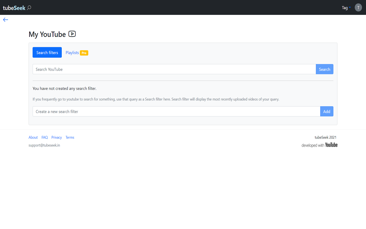 tubeSeek :Personal YouTube tags, any language chrome谷歌浏览器插件_扩展第5张截图