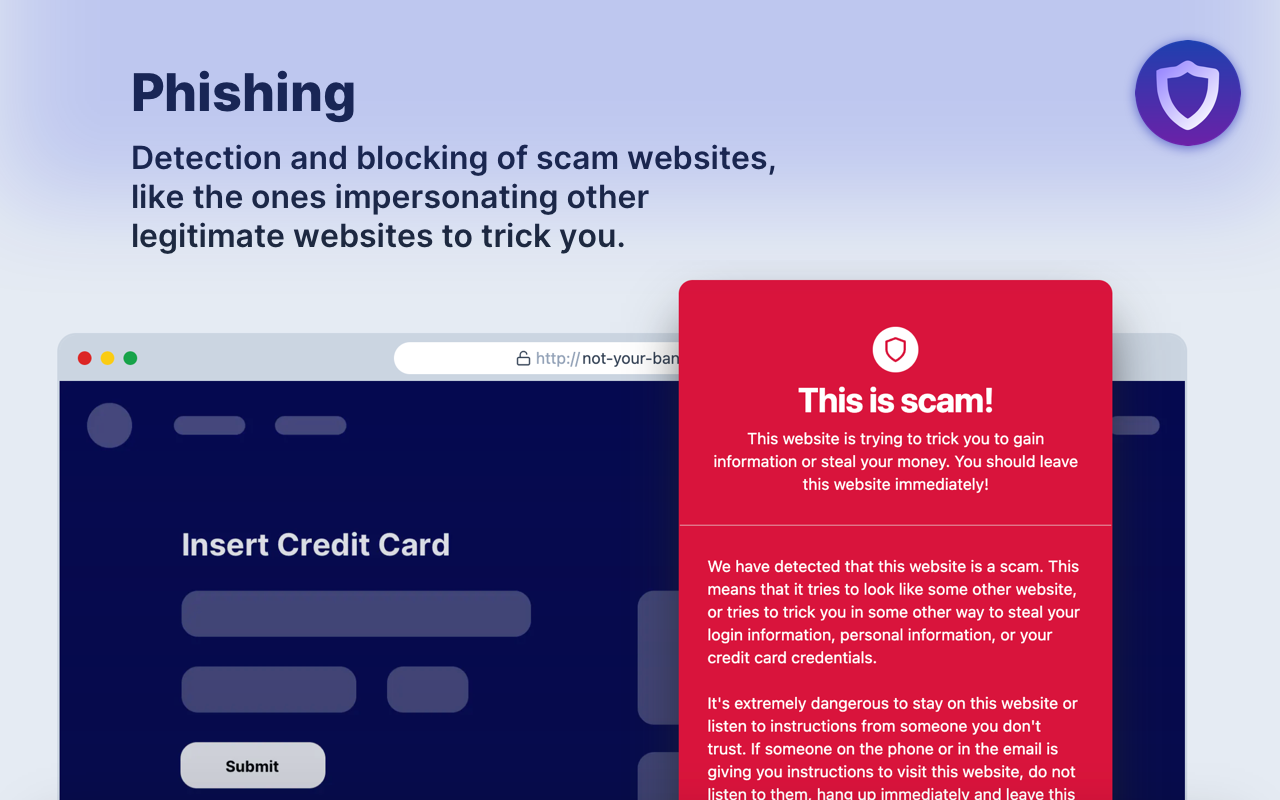 Defendera Browser Protection chrome谷歌浏览器插件_扩展第2张截图