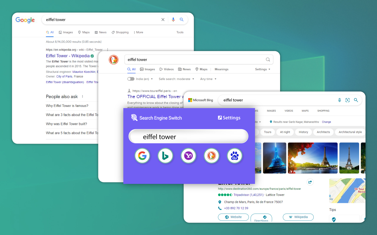 Search Engine Switch chrome谷歌浏览器插件_扩展第1张截图
