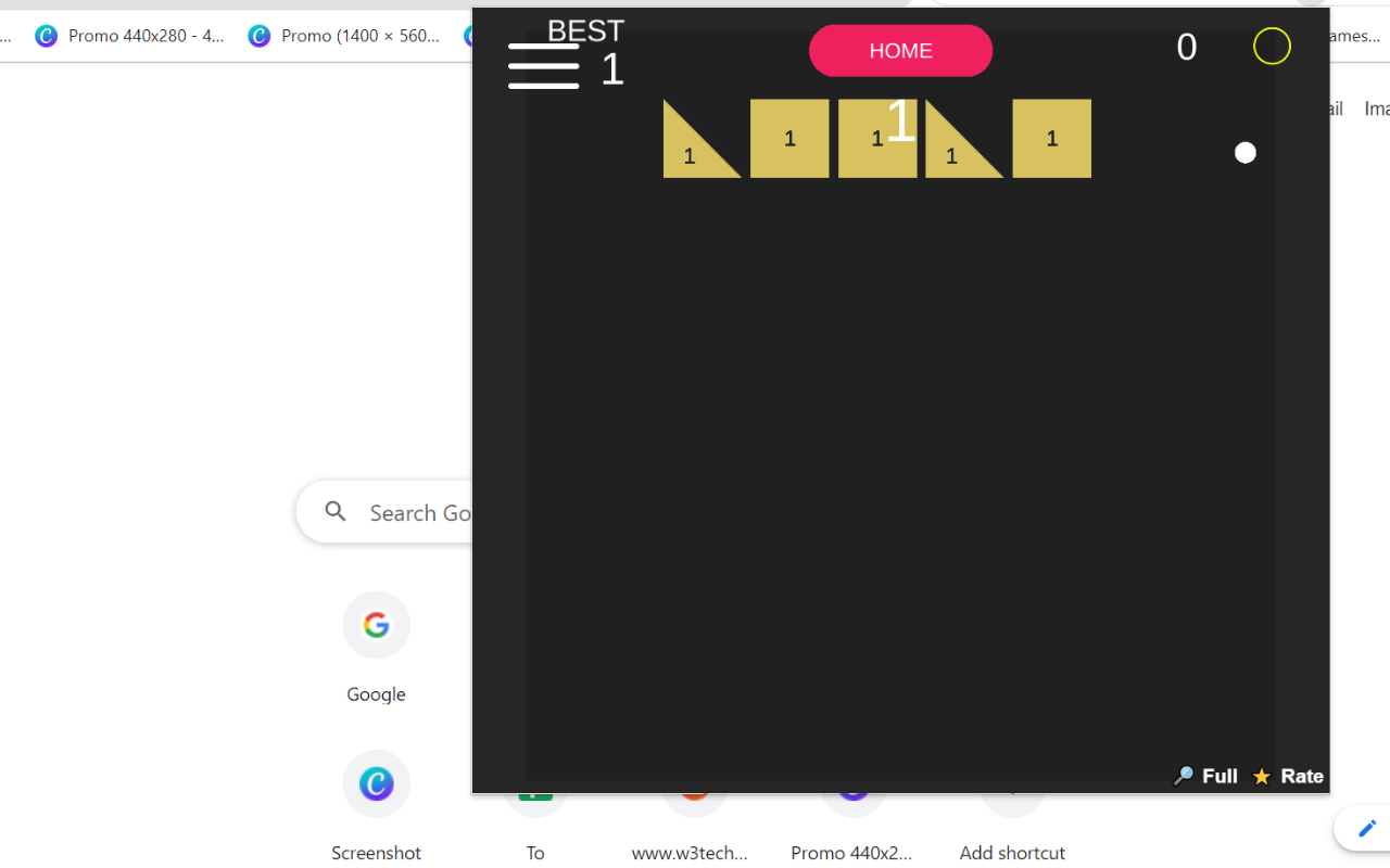 Brick Breaker Retro Game chrome谷歌浏览器插件_扩展第1张截图